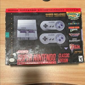 Nintendo Super Nintendo Classic Edition - Black and Gray
